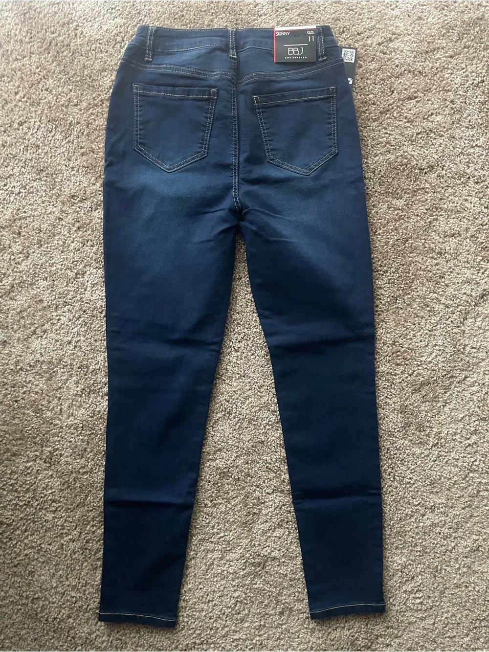 NWT BBJ Boom Boom Jeans High Rise Skinny Ankle Dark Wash Size 11